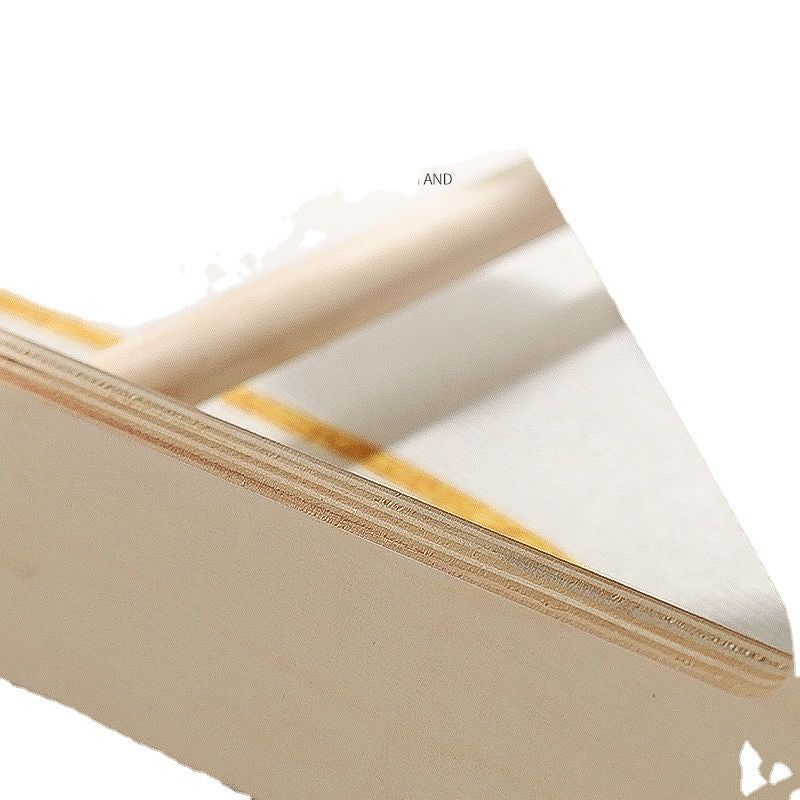image-Cat Scratching Board - Vertical Wood Post Corrugated Paper