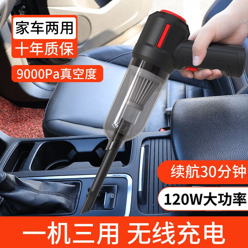 image-Car Vacuum Cleaner Mini Handheld USB Rechargeable 6000PA