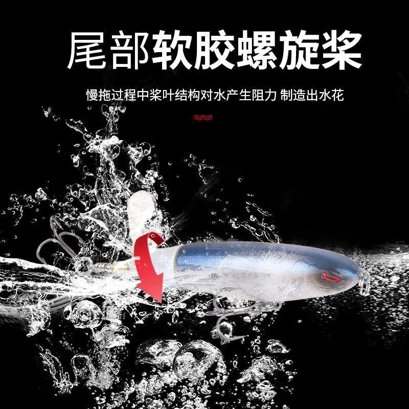 image-Artificial Fishing Bait Propeller - Plastic Hard Lure Simulation Gear