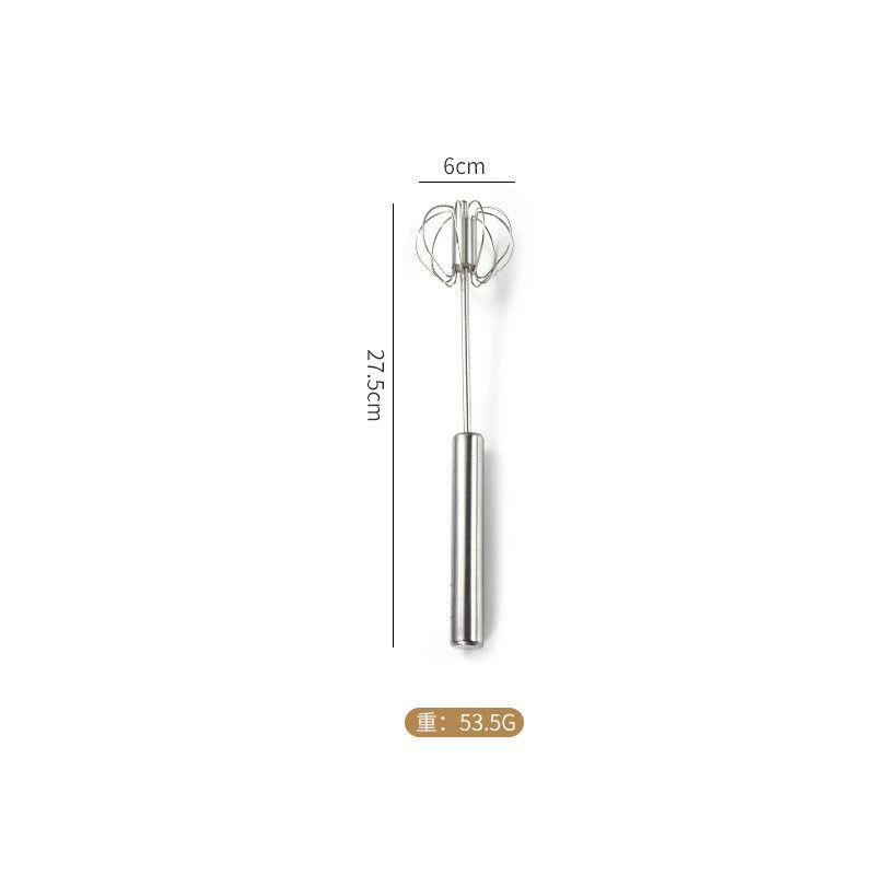 image-Stainless Steel Semi-Automatic Egg Beater