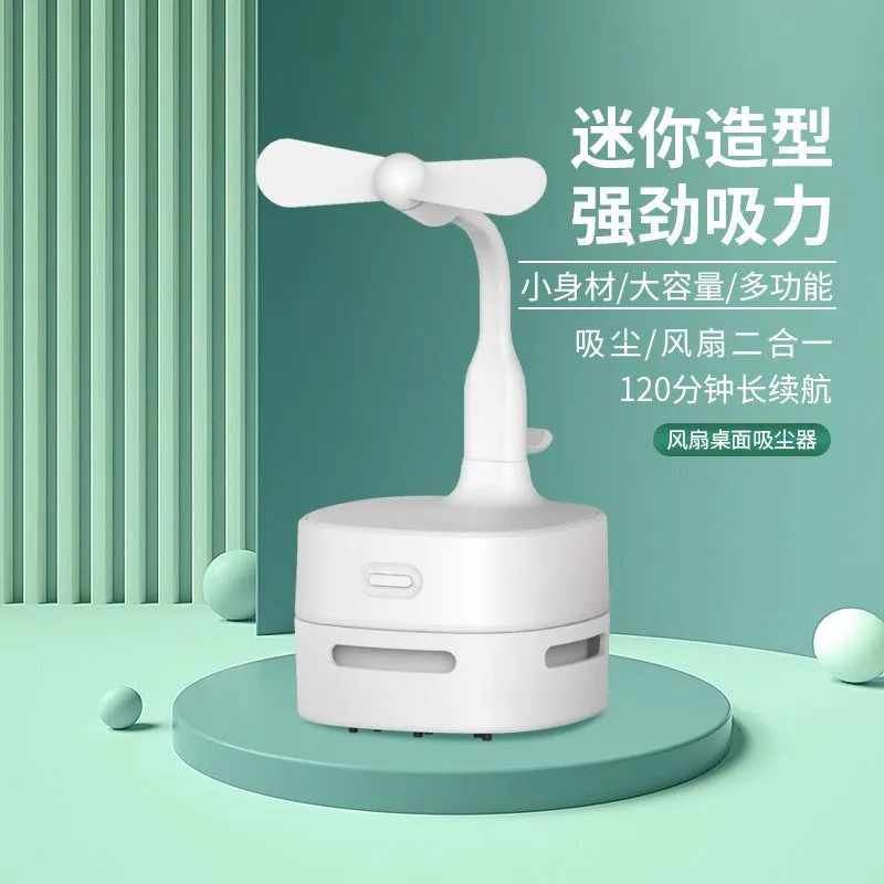 image-Gosuri Desktop Vacuum Cleaner - White Portable