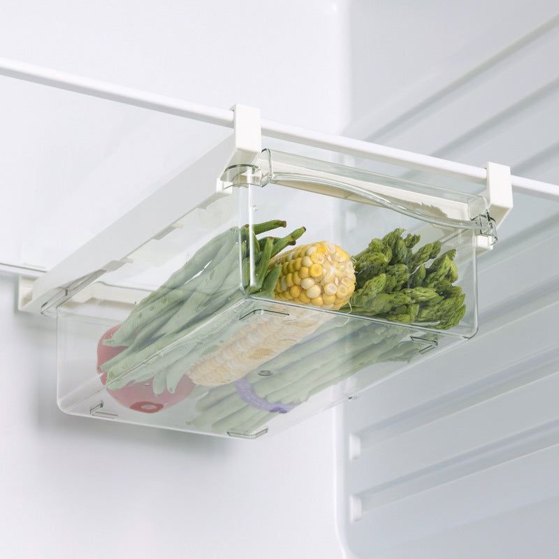 image-Refrigerator Storage Box Drawer - Fruit & Vegetable