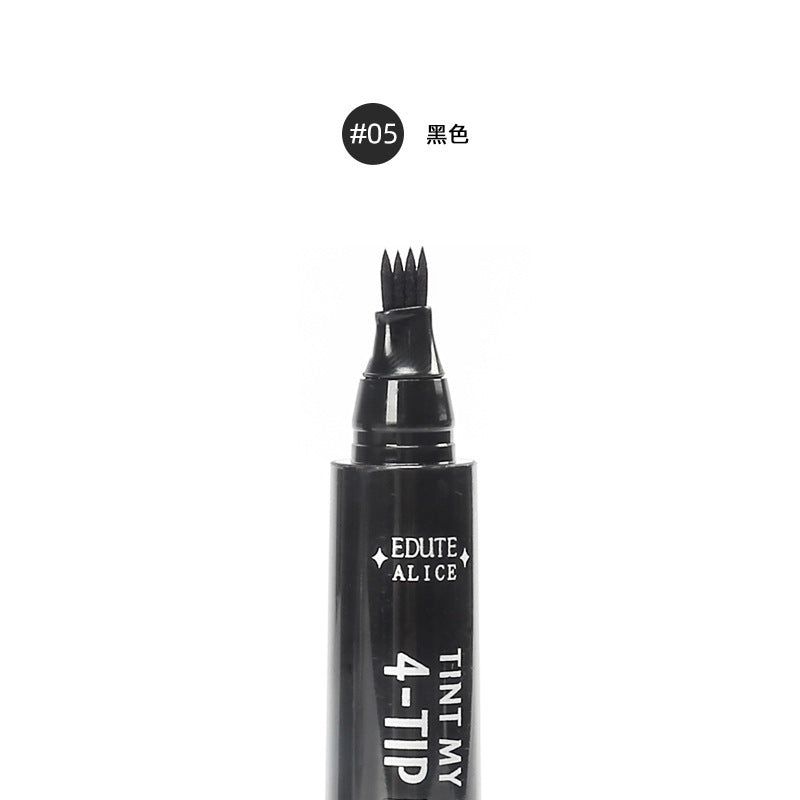 image-Eyebrow Pencil 4-Head Fork Waterproof Long-Lasting 
