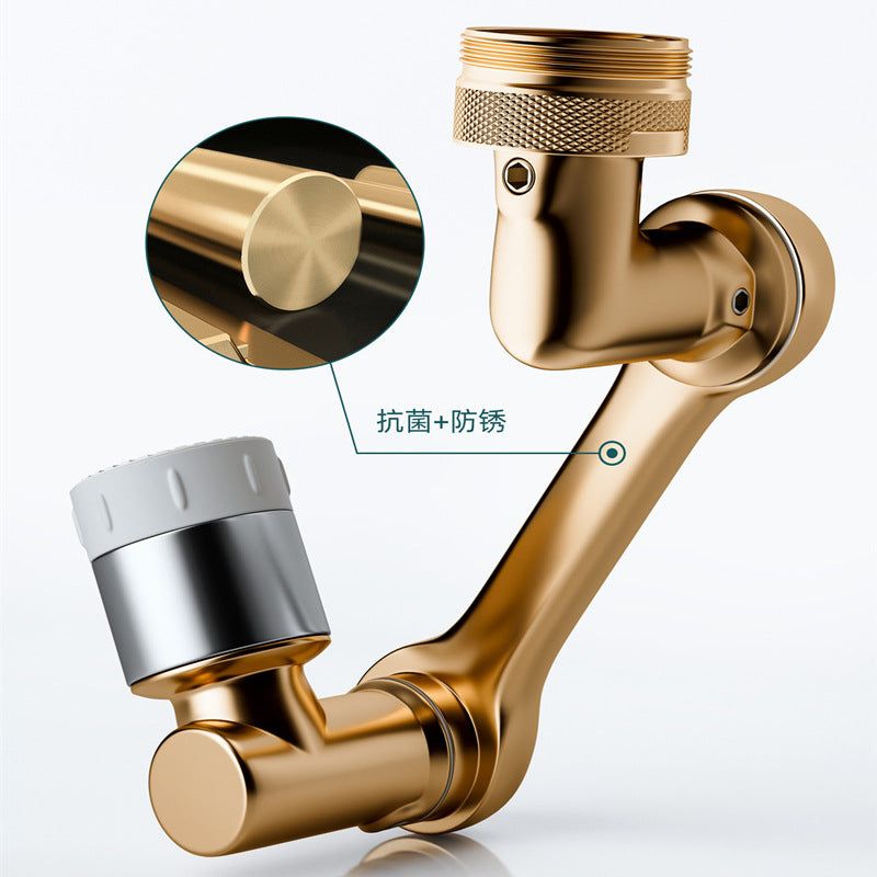 image-Mechanical Arm Faucet Aerator - Rotatable Universal