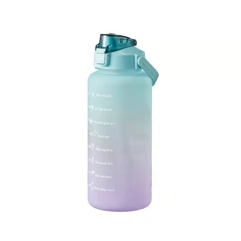 image-Portable Water Bottle 2L - Gradient Green PC