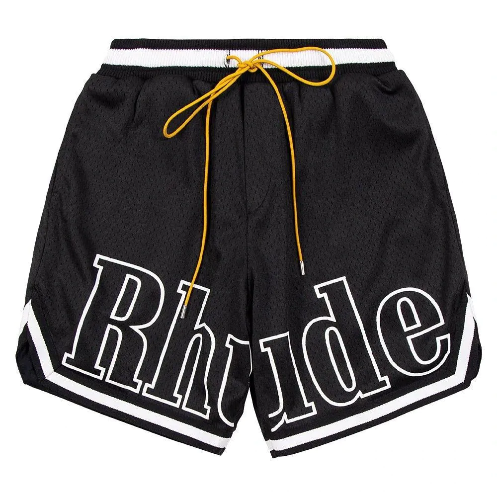 image-Men's Shorts Navy Blue Cotton Blend Breathable XXXL 