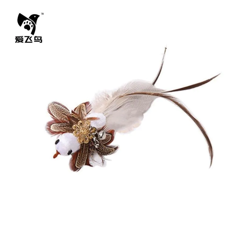 image-Cat Teaser Wand - Feather Interactive Toy 