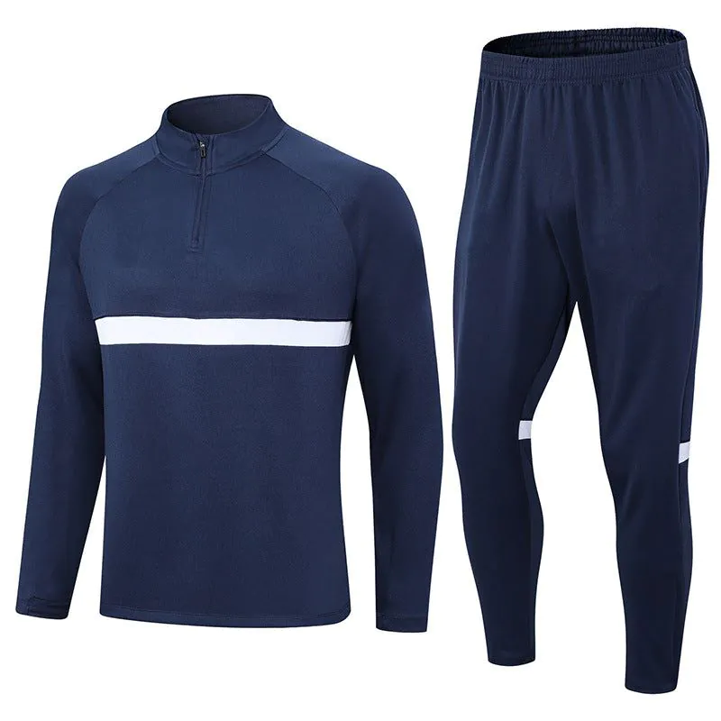 image-Half Zip Long Sleeve Training Suit - Football
