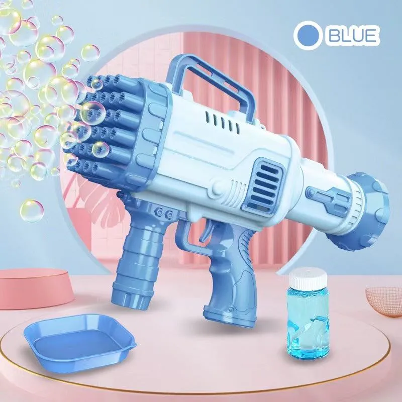 image-32-Hole Gatling Bubble Machine - Kids Handheld Toy
