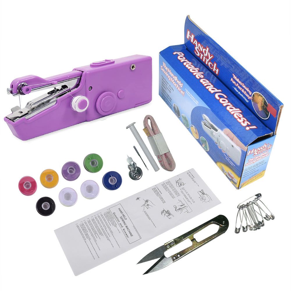 image-Portable Hand-Held Sewing Machine - USB Charging 