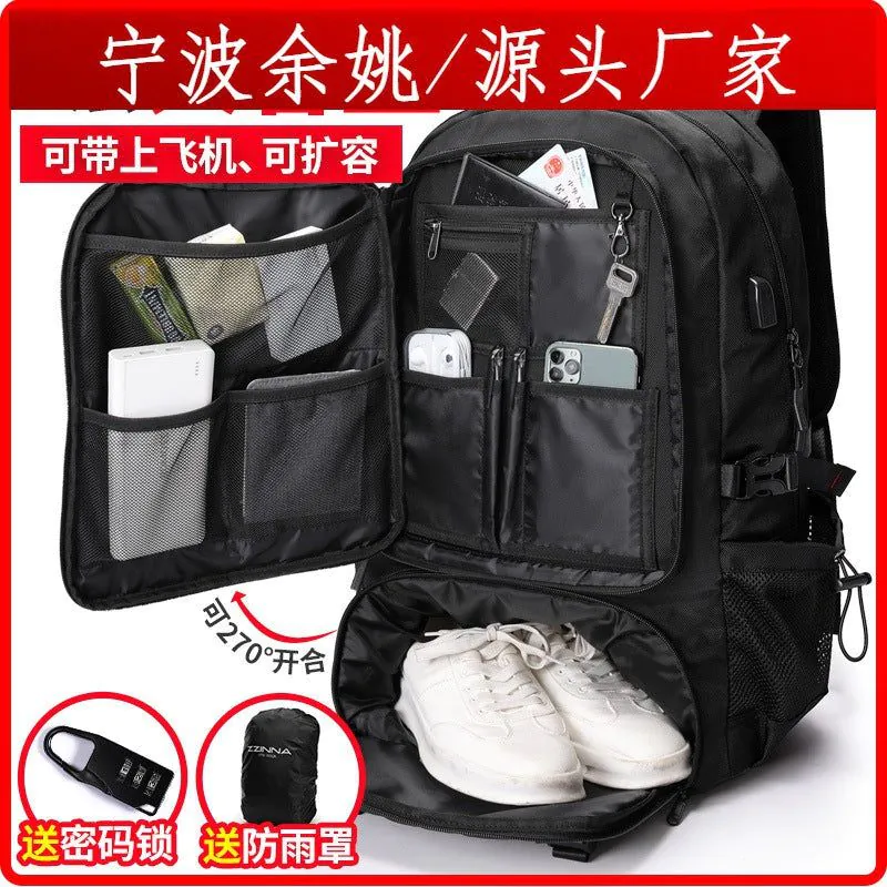 image-Travel Backpack Men 80L Camouflage Large