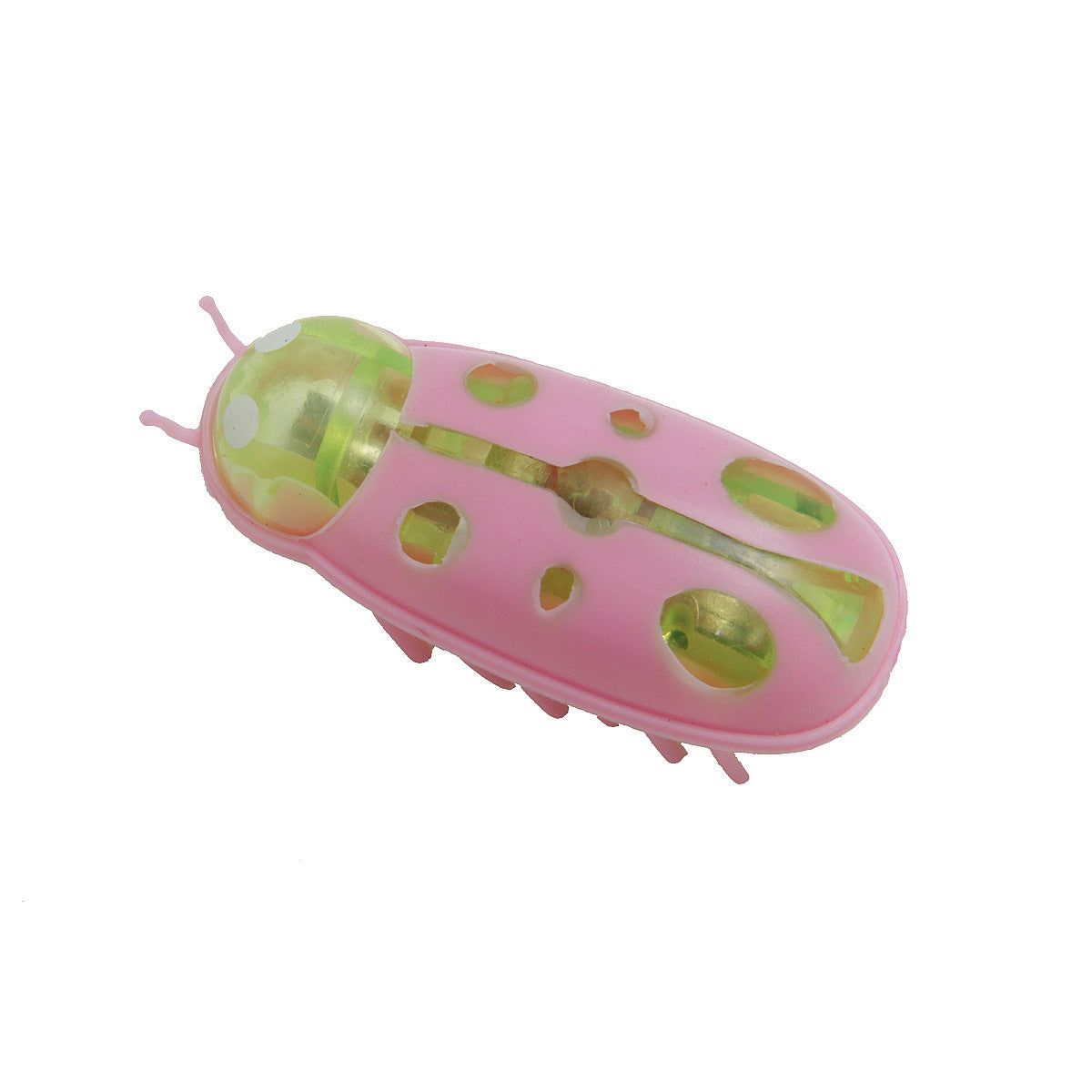 image-Tinghao Ladybug Pet Toy - Pink Green Jumping