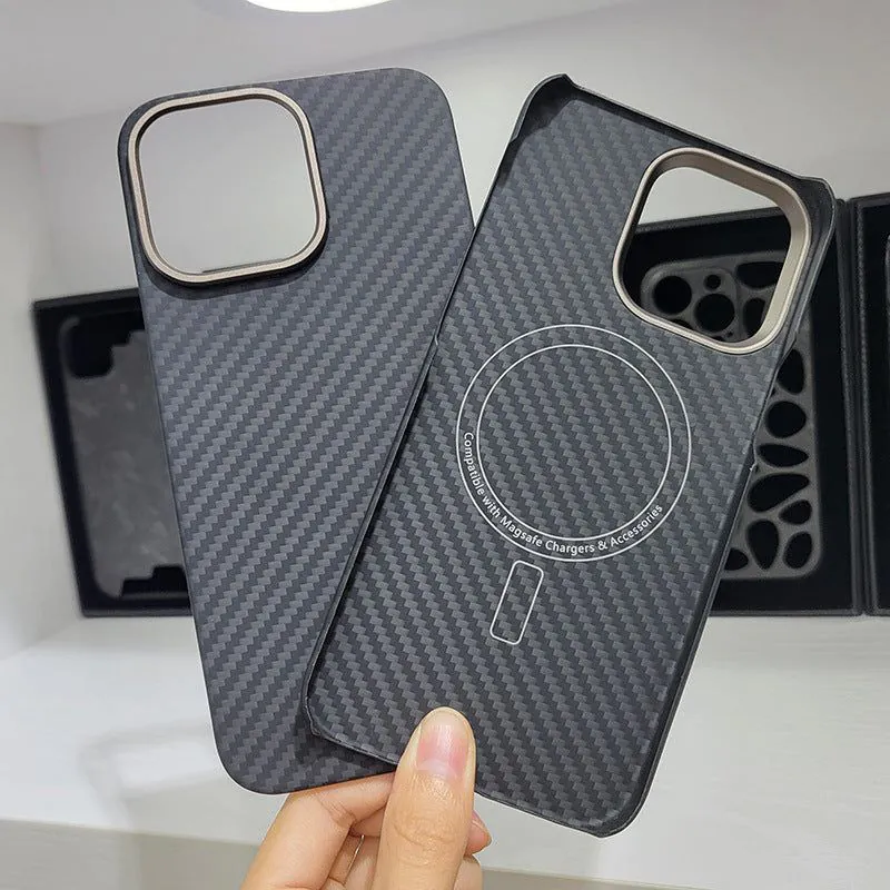 image-iPhone 14 Pro Max Case - Aramid Fiber Black