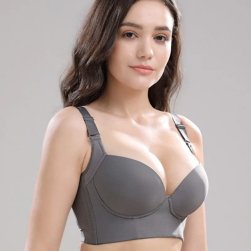 image-Nylon Bra 3/4 Cup Black Size 50 - Fixed Straps