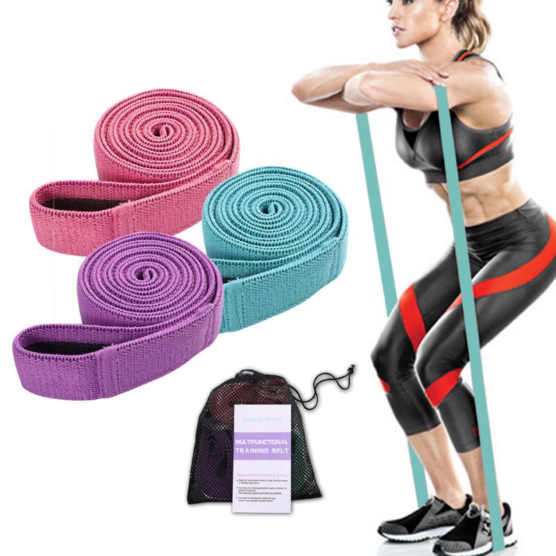 image-WAISIFIT Resistance Bands Set 3-Pack - Yoga Pull Belts