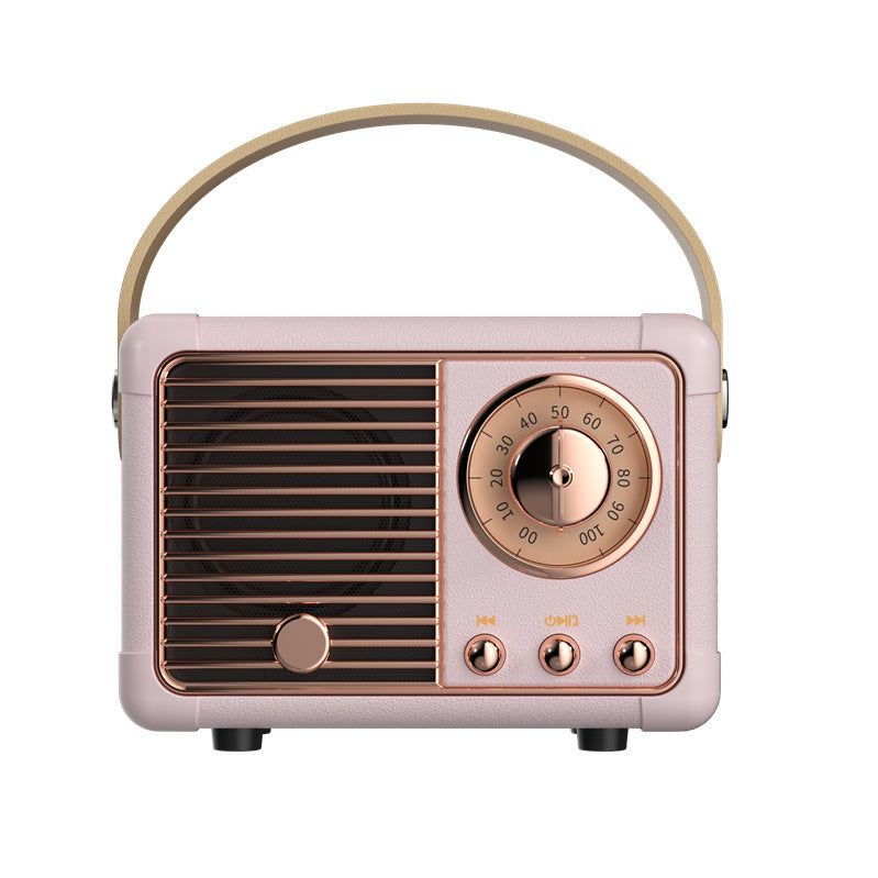 image-HM11 Bluetooth Speaker Retro Mini Portable Radio