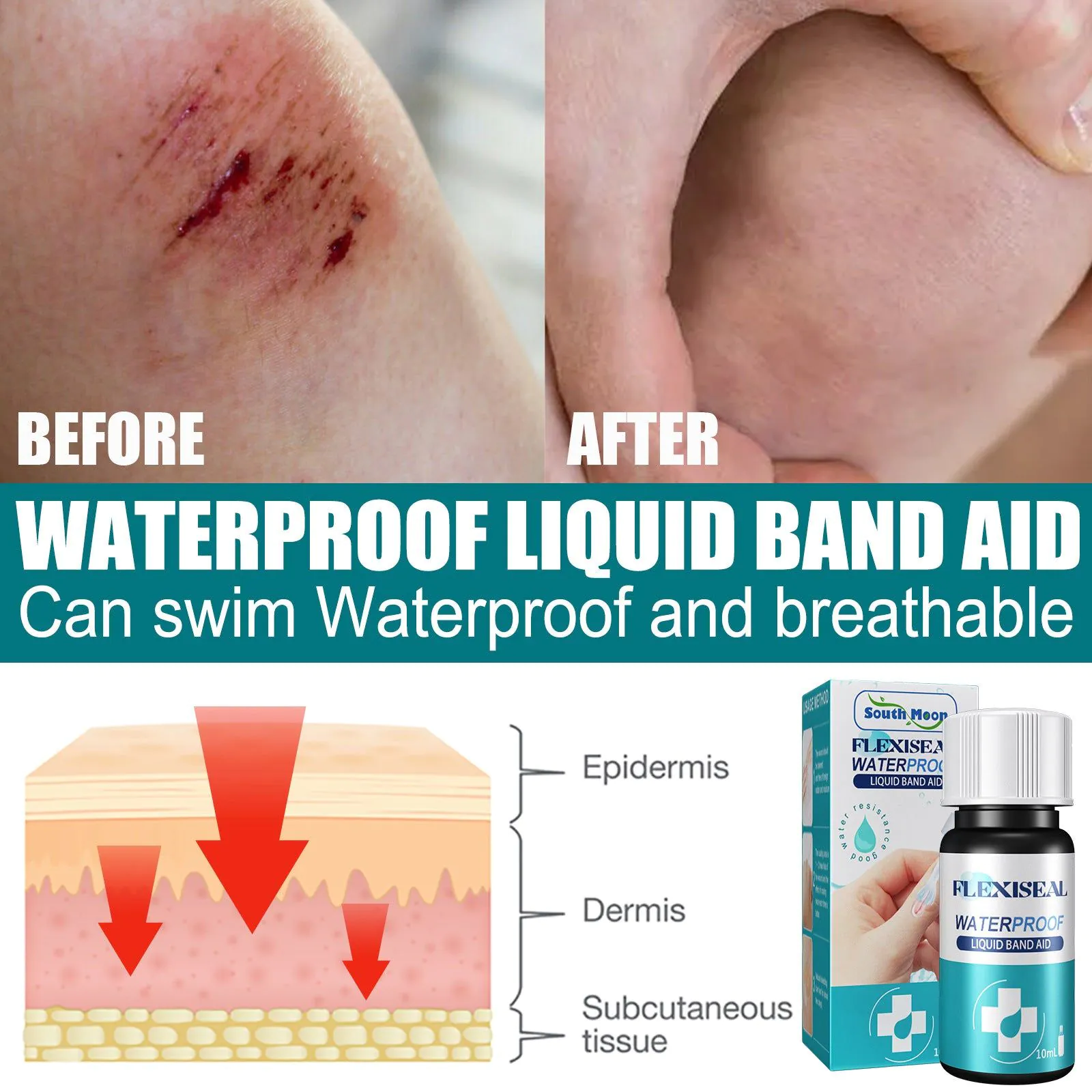 image-South Moon Waterproof Liquid Bandage 