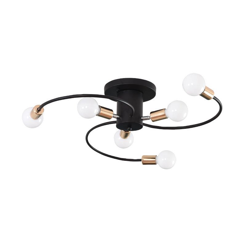 image-Nordic Chandelier Modern Industrial White Gold LED 220V