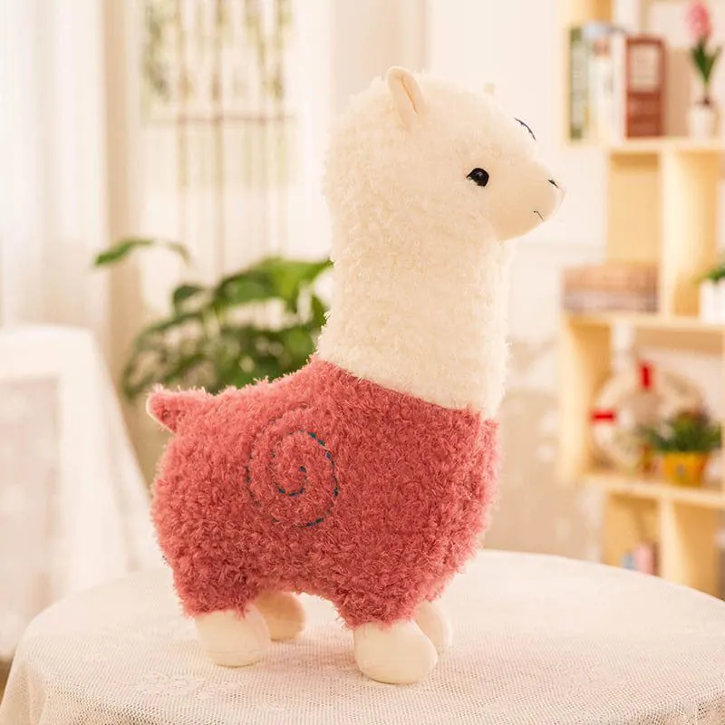 image-Alpaca Plush Toy - Large Soft Lamb Doll