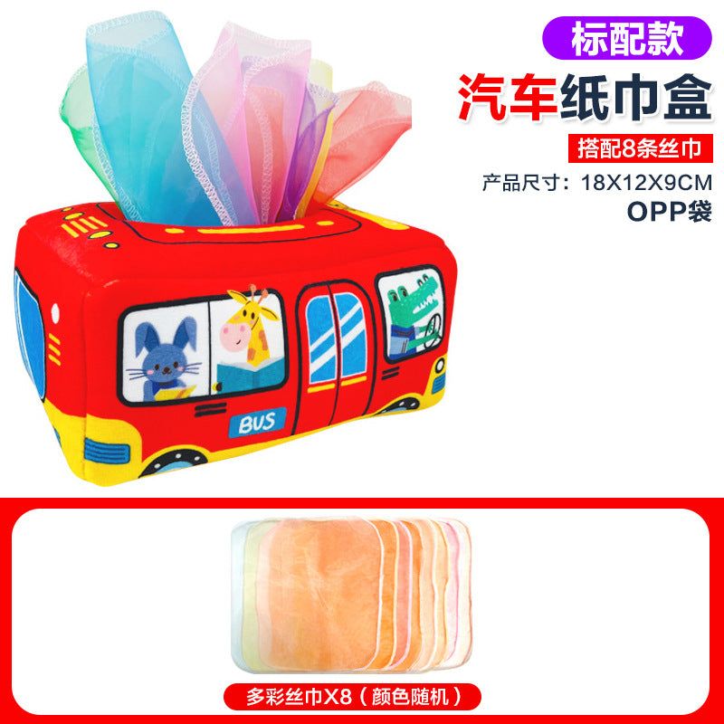 image-Youlecong Baby Tissue Box Toy - Cloth
