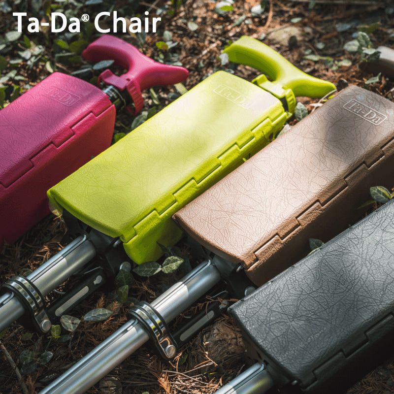 image-Taiwan Step2Gold Delta Foldable Cane Chair Walking Stool