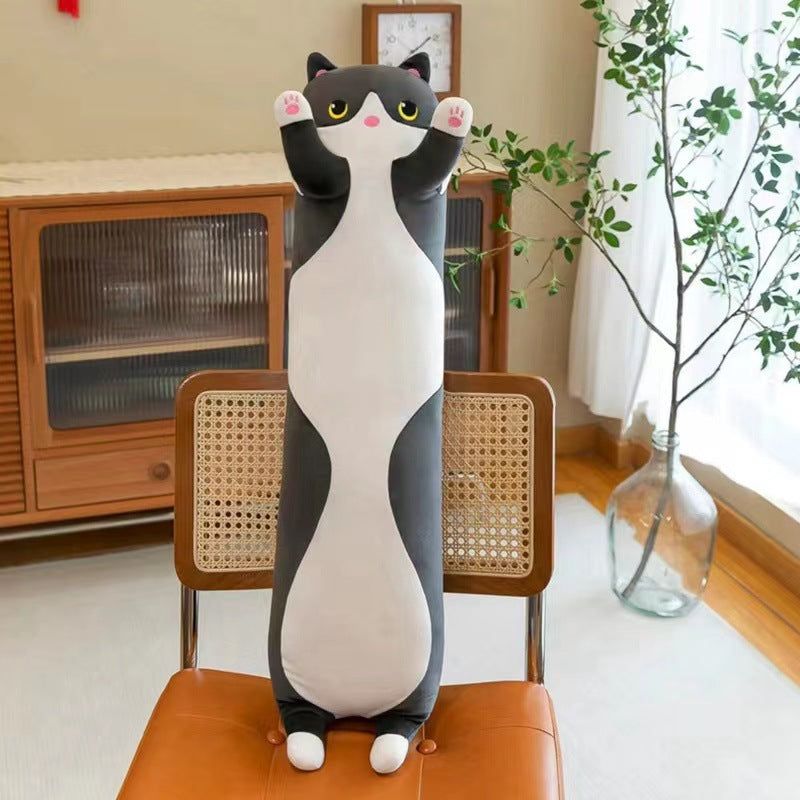 image-Black Cat Plush Pillow Doll 130cm