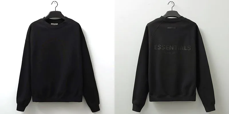 image-ESSENTIALS FLIGHT Sweater Raglan Sleeve Round Neck Moss 