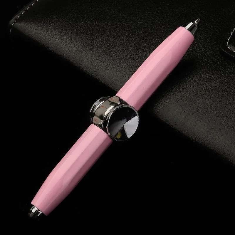 image-Fidget Spinner Pen - Luminous Rotating Stress Relief 