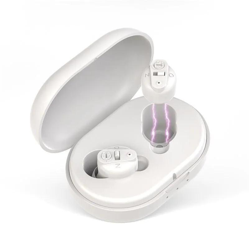 image-goodmi Wireless Hearing Aids - White Type-C