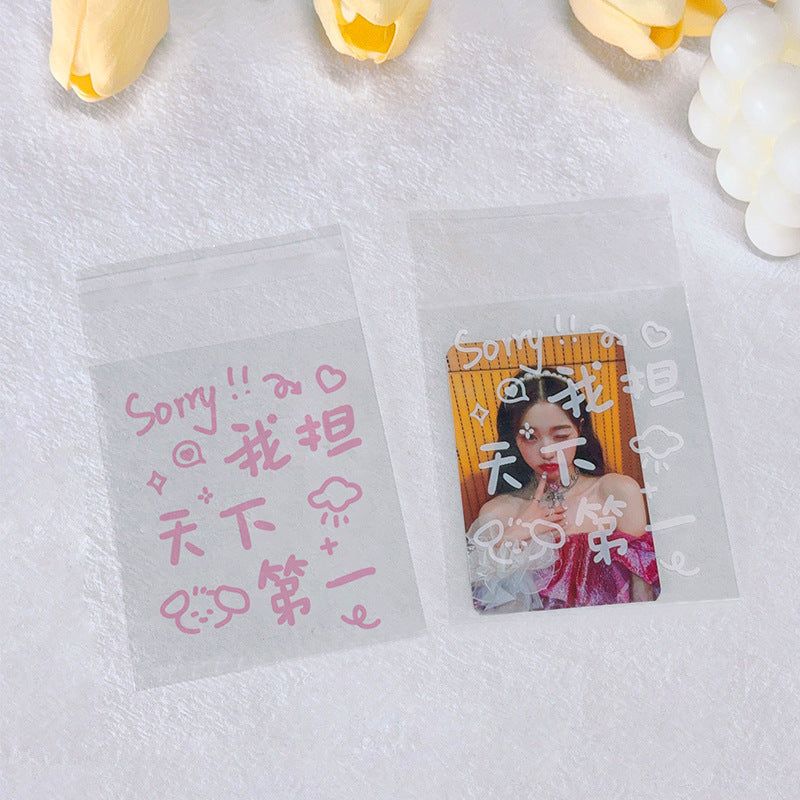 image-OPP Self-Sealing Bags - Star Pattern Transparent