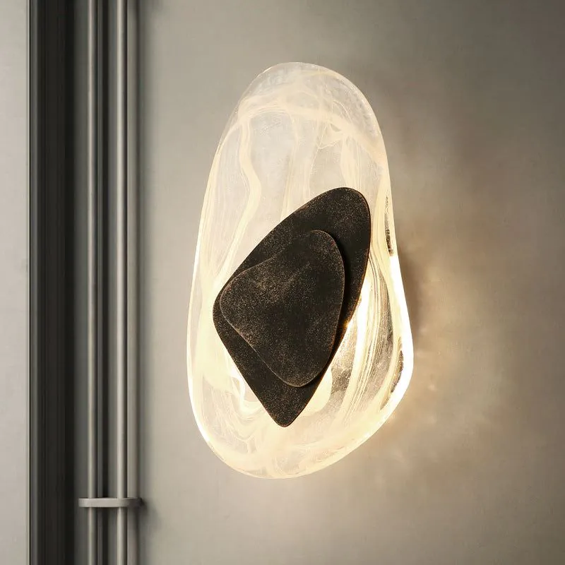 image-Wall Lamp Modern Minimalist - Gold Acrylic 20cm
