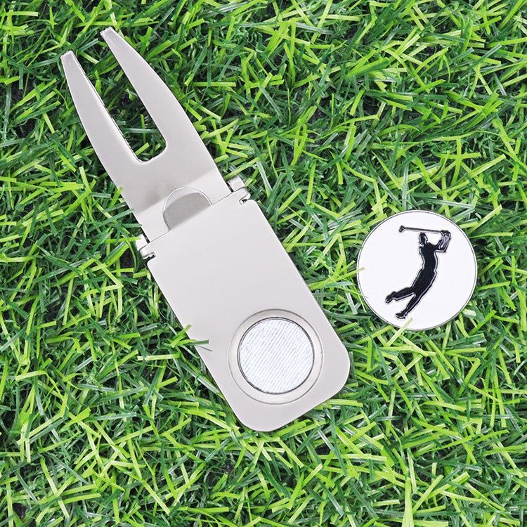 image-Spot Golf Green Fork Cigar Holder - Magnetic