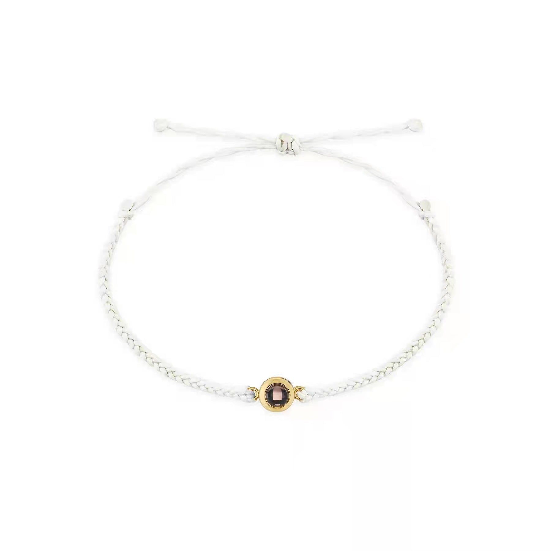 image-I Luv U Projection Woven Bracelet - Couples
