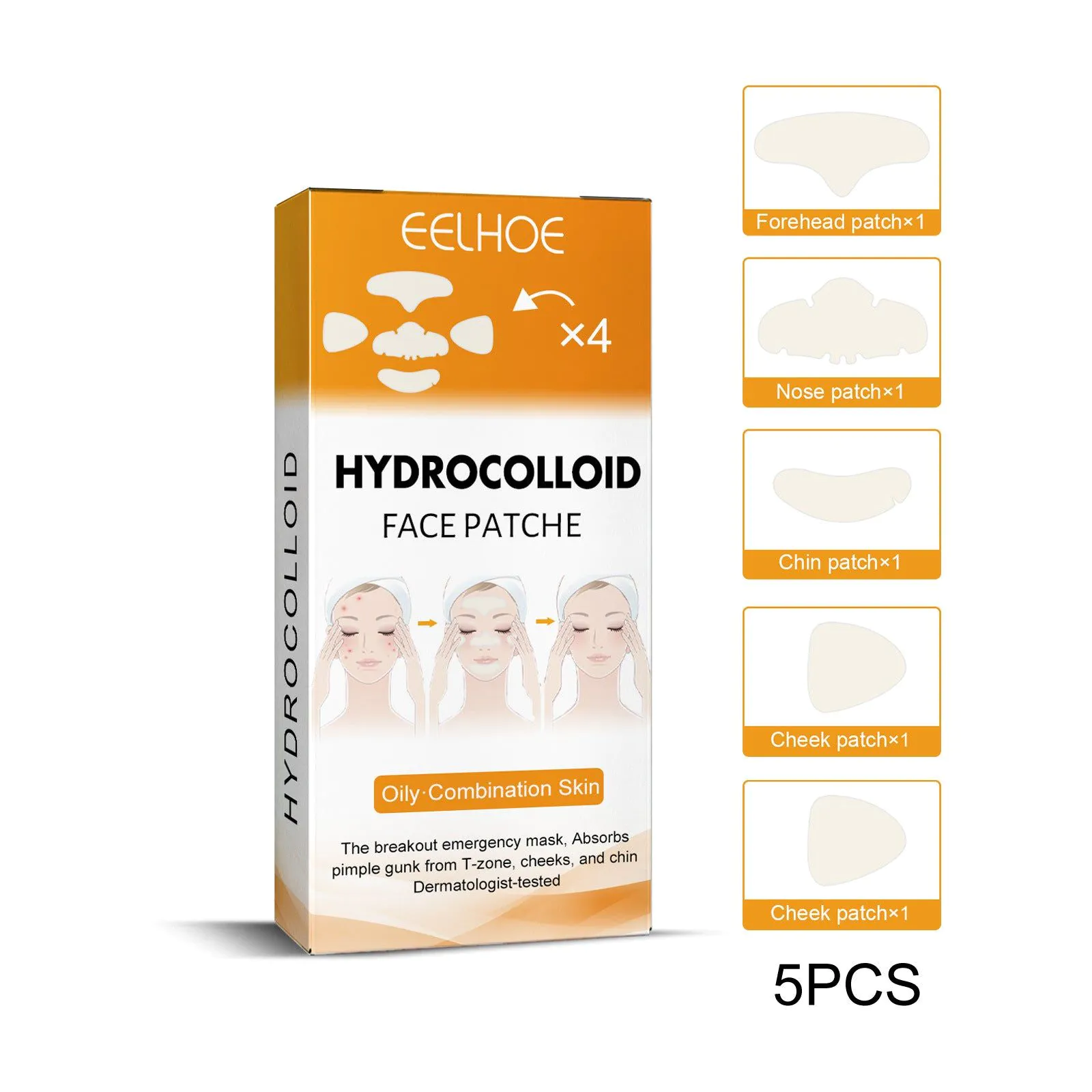 image-EELHOE Hydrogel Acne Patches - Transparent 24pc