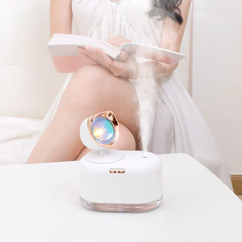 image-Aixiang AX-213 USB Humidifier Projector - White Large Capacity