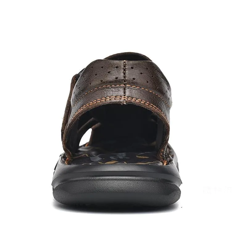 image-Tuttle Men's Cork Sandals - Black Size 48