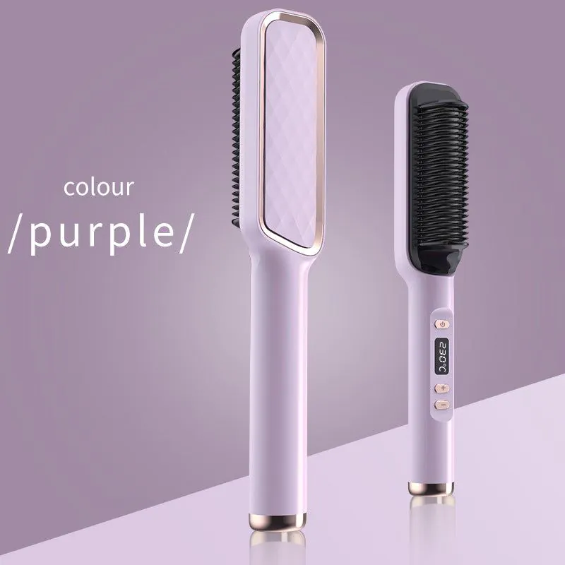 image-Hot Selling LCD Hair Straightener Comb - Ionic 