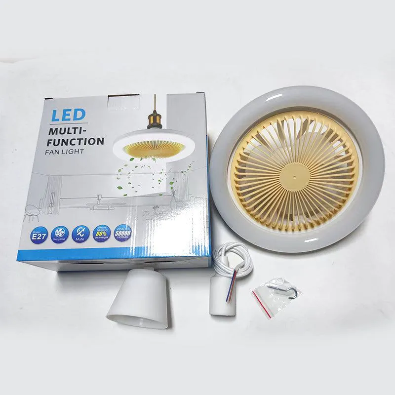 image-LED Ceiling Fan Light - 30W E27 260mm Modern