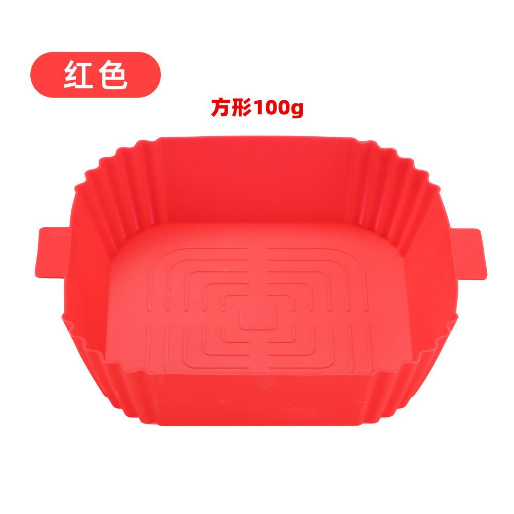 image-Silicone Air Fryer Tray - Universal 
