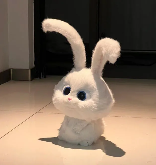 image-White Rabbit Plush Toy 30cm Snowball Doll