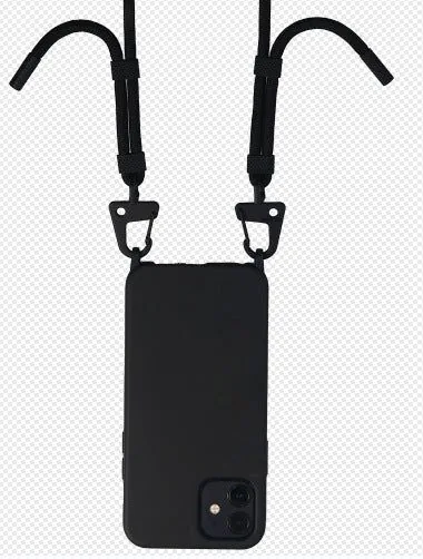 XOUXOU Silicone Crossbody Case for iPhone - TPU Anti-Fall