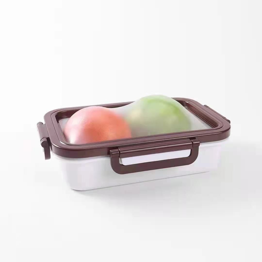 image-Wangfu Silicone Food Storage Container - 1000ml Red 