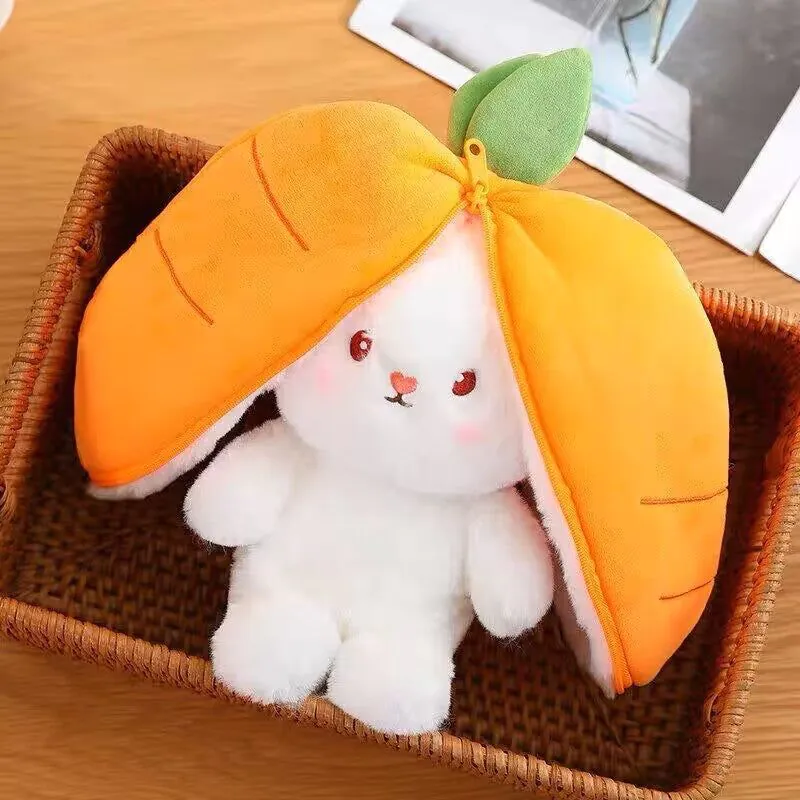 image-Xiaojuan Rabbit Plush Doll - Orange 35cm