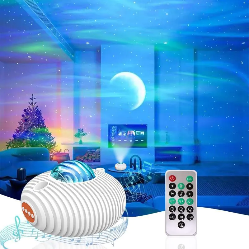 image-UFO Projection Lamp - Bluetooth Rechargeable