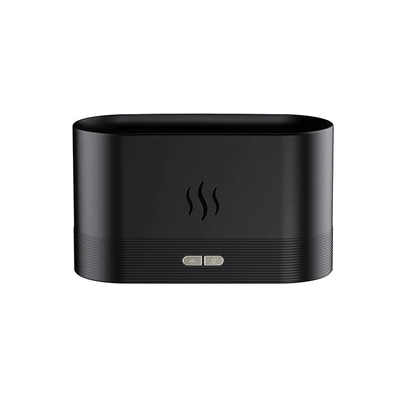 image-Flame Aroma Diffuser USB Humidifier 180ml Green