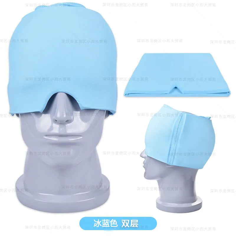 image-Ice Compress Headache Relief Cap - Gel Cold Therapy 