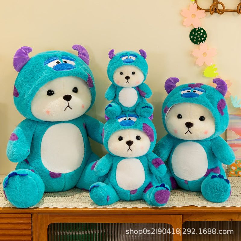 image-Lily Bear Plush Toy - Transforming Hat Bear Doll