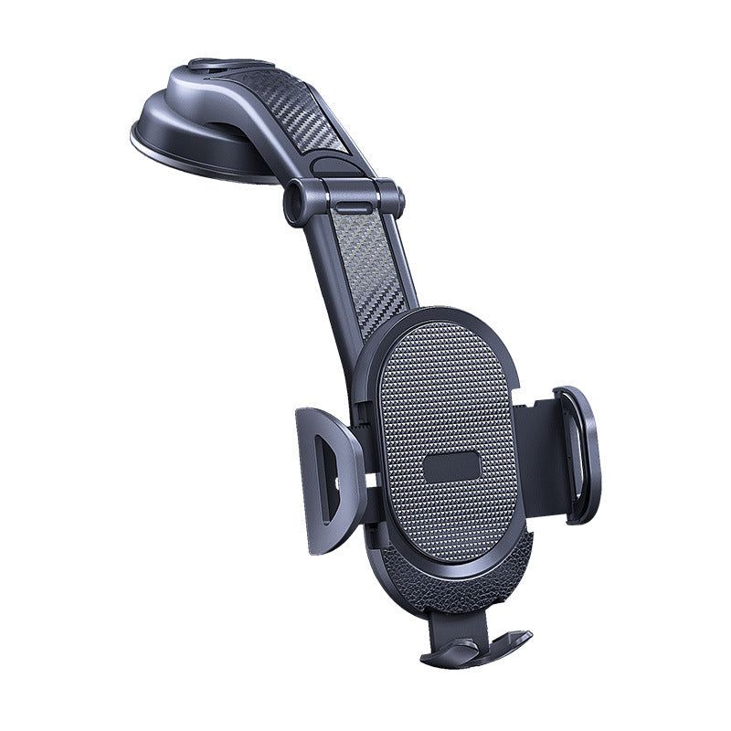image-High-End Car Phone Holder with Suction Cup - Multi-Function Dashboard Mount