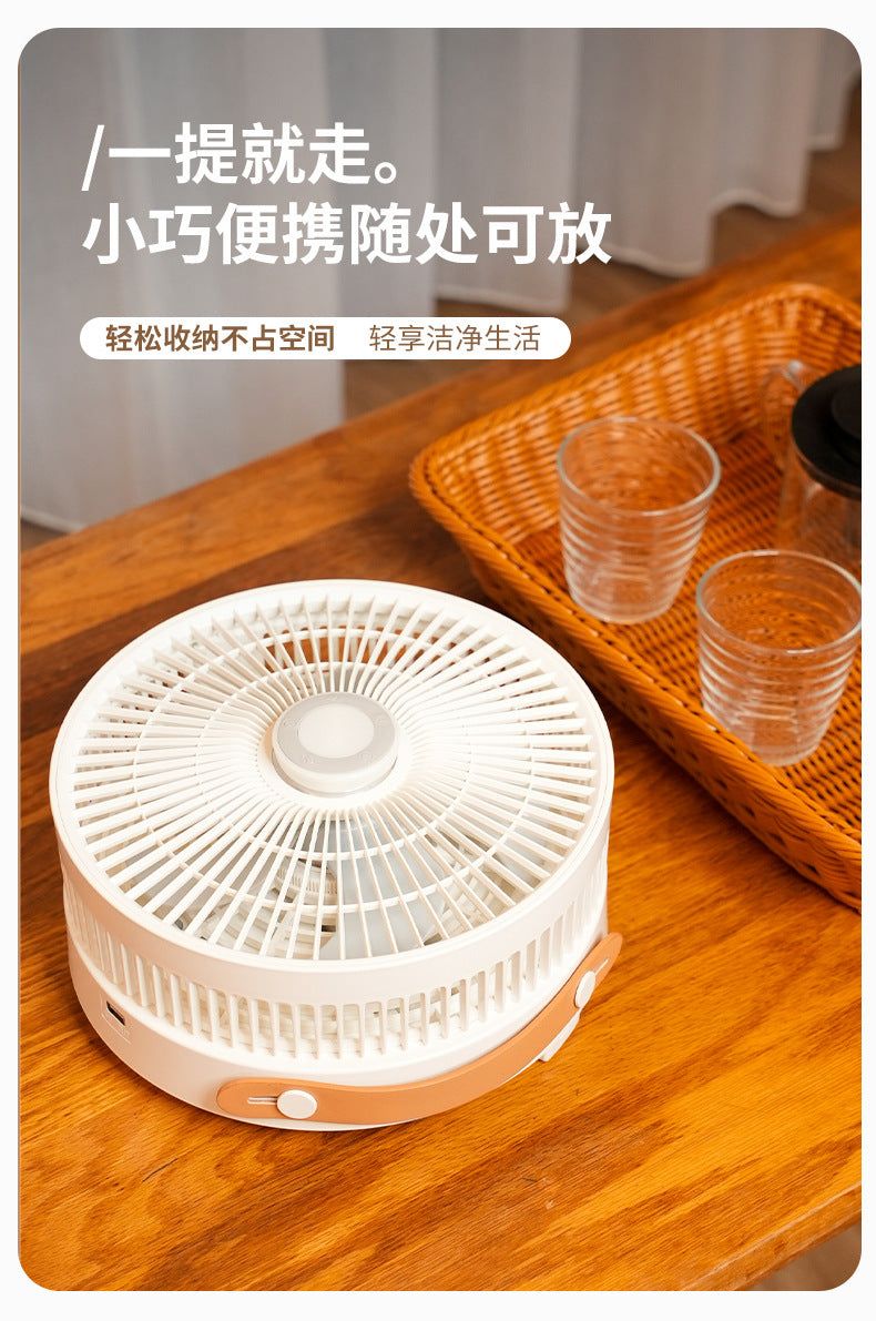 image-P2000 Camping Fan 1800mAh White - Remote Control
