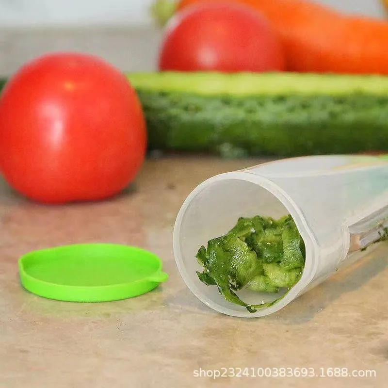 image-Melon Peeler - Red Stainless Steel